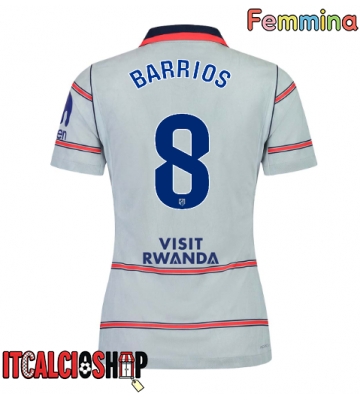 Atletico Madrid Pablo Barrios #8 Terza Maglia Femmina 2026-27 Manica Corta